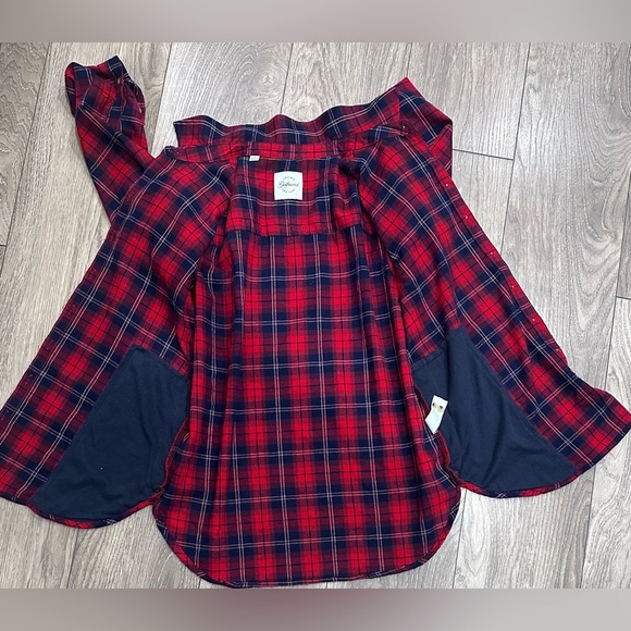 👚 Jachs GF Women's Cozy Flannel Shirt - Red, Size S ❤️  ✨ Condition: Pre-loved, - Picture 7 of 11